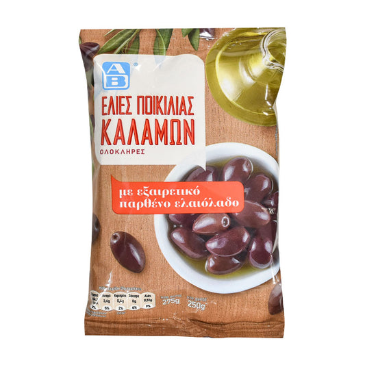 Οlives Variety of Kalamon with Extra Virgin Olive Oil 250 g