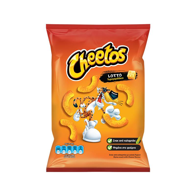 Cheetos Lotto Maize Snack with Cheese Flavour 40 g