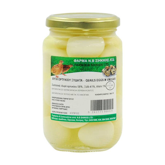 Quail Pickled eggs 210 gr