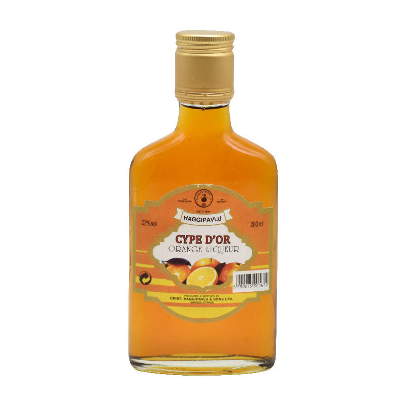 Haggipavlu Cype D’Or Orange Liqueur 200 ml from Cyprus