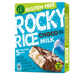 Rocky Rice Rice Bars with Milk Chocolate 5×18 g
