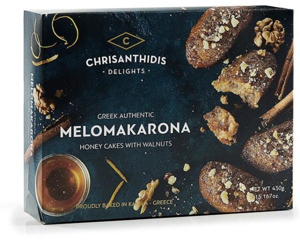 MELOMAKARONA WITH HONEY & WALNUTS 430G from greece buy online