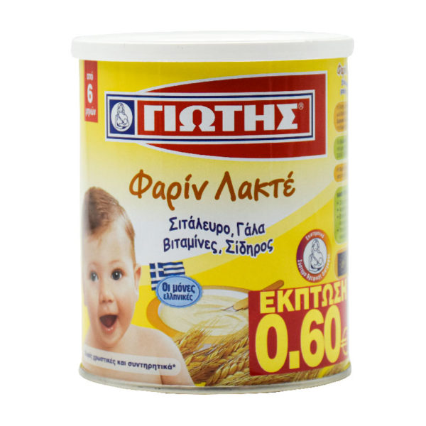 Yiotis Farine Lactee Cream 6+ Months 300 g from greece buy online